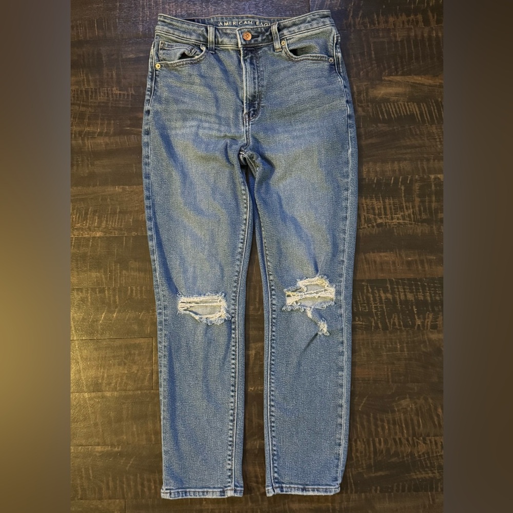 American Eagle Outfitters Blue Cropped Jeans